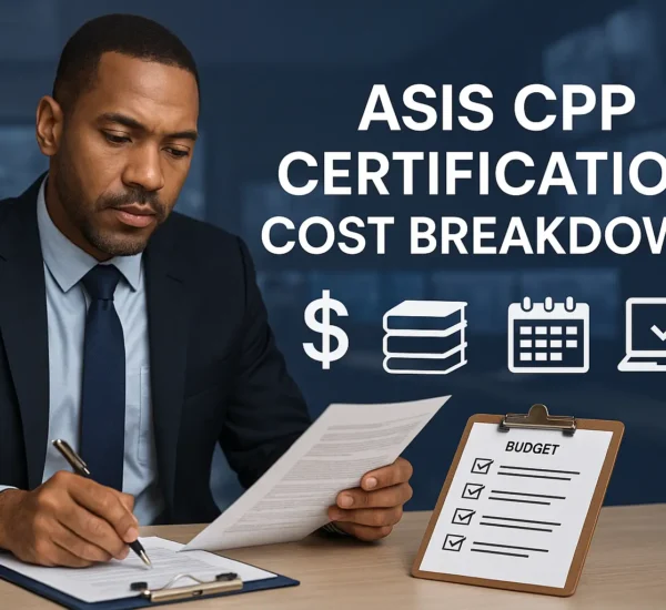 Complete Breakdown of ASIS CPP Certification Cost in 2025